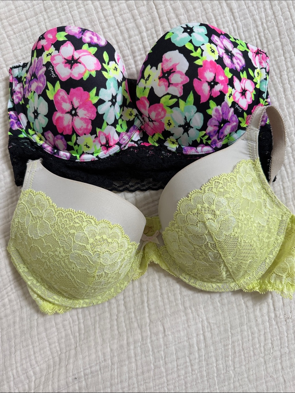 Victoria’s Secret PINK Lace Bras Bundle